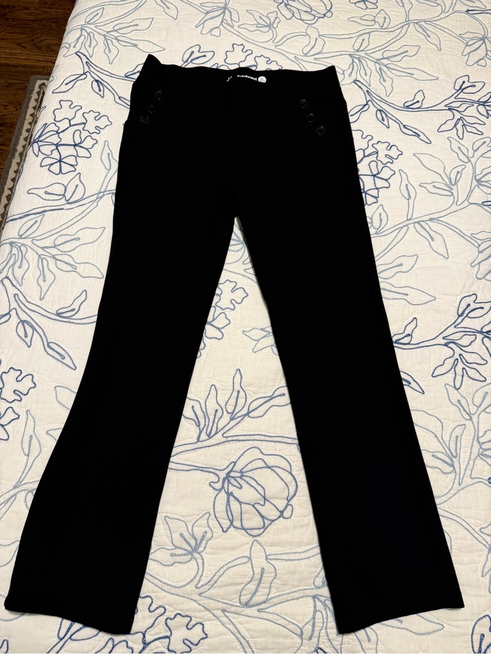 LOFT Black Boot Cut Flare Pants